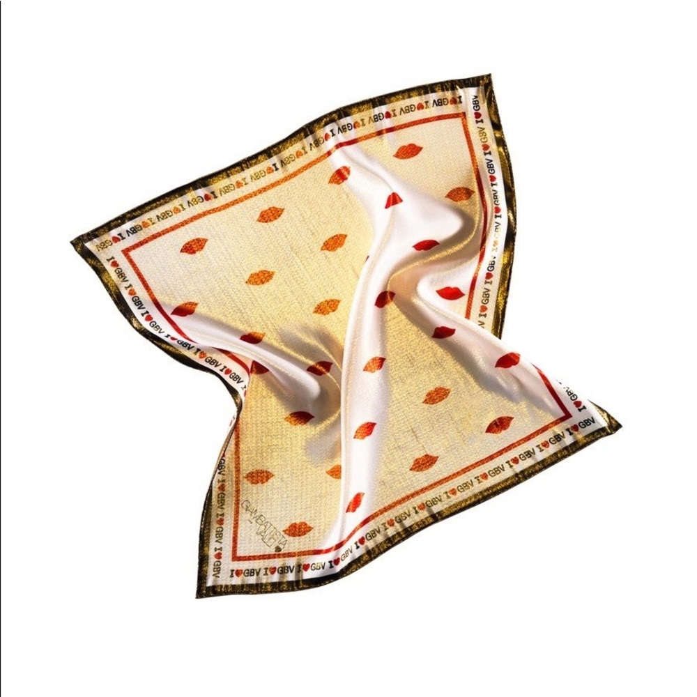 Giambattista Valli Silk Lamé Scarf